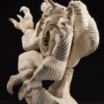 TOONOO SHARKY (1970-) KINNGAIT (CAPE DORSET), Alighting Bird, 2001