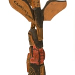 JOSEPHIE ACULIAK (1910-1968) INUKJUAK (PORT HARRISON), Curled Hare, Scenting Danger, 1960