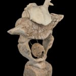 GOOTA ASHOONA (1967-) KINNGAIT (CAPE DORSET), Spirit with Hanging Janus-Face, 2000s