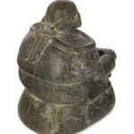 JOSEPHIE ACULIAK (1910-1968) INUKJUAK (PORT HARRISON), Curled Hare, Scenting Danger, 1960