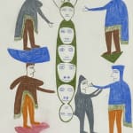 IYOLA KINGWATSIAK (1933-2000) KINNGAIT (CAPE DORSET), Untitled (2-62), 1962 #2