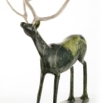 OSUITOK IPEELEE, R.C.A. (1923-2005) KINNGAIT (CAPE DORSET), Standing Caribou, mid-late 1980s