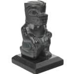 CAPTAIN ANDREW BROWN (1879-1962), HAIDA,MASSET, HAIDA GWAII, Model Totem Pole, c. 1950s / 1960s