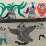 PAULOOSE AHRNNKVINA, QIKIQTAALUK (NORTH BAFFIN), Probably PANNIQTUUQ (PANGNIRTUNG), Whale, 1970s