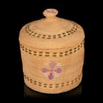 UNIDENTIFIED ALASKAN TSIMSHIAN ARTIST, Open Basket with Cherry Design, 1920s - 1930s