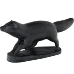 JOSEPHIE ACULIAK (1910-1968) INUKJUAK (PORT HARRISON), Curled Hare, Scenting Danger, 1960