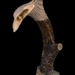 GOOTA ASHOONA (1967-) KINNGAIT (CAPE DORSET), Spirit with Hanging Janus-Face, 2000s