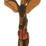 JOSEPHIE ACULIAK (1910-1968) INUKJUAK (PORT HARRISON), Curled Hare, Scenting Danger, 1960
