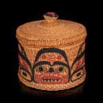 UNIDENTIFIED ALASKAN TSIMSHIAN ARTIST, Open Basket with Cherry Design, 1920s - 1930s