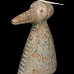 ELLEN SAVAGE (ELLEN SAVAGE XIDHOY) (1919-2004) DEG XINAG ATHABASCAN, Athabaskan Doll with Beaded Coat and Willow Root Basket, 12 Sept...