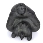 MARY KAHOOTSUAK MIKI (1920-1993) ARIVAT (ESKIMO POINT), Kneeling Woman, c. early 1970s