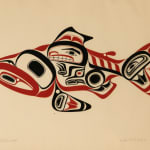 BILL REID, O.B.C., R.C.A. (1920-1998) HAIDA, Skaagi (Haida Dog Salmon), 1974
