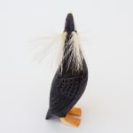 ELLEN SAVAGE (ELLEN SAVAGE XIDHOY) (1919-2004) DEG XINAG ATHABASCAN, Athabaskan Doll with Beaded Coat and Willow Root Basket, 12 Sept...
