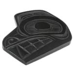 VICTOR MICHAEL WEST, TLINGIT, CREE, AND CELTIC, VANCOUVER / UCLUELET, BC, "Raven-Human" Paddle, Jan 2012