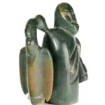 CONLUCY NIVIAXIE (1940-) INUKJUAK (PORT HARRISON), Bust of a Hunter with Goose, c. 1960