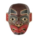 JACK JAMES (c. 1902-1980) KWAKWA̱KA̱ʼWAKW, Ba̱k’wa̱s (Wild Man) Mask, c. 1960