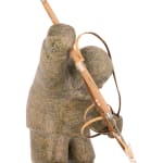 AOUDLA PUDLAT (1951-2006) KINNGAIT (CAPE DORSET), Shaman with Two Wives, 2007