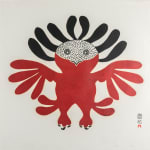RANDY STIGLITZ (1956-) COAST SALISH / CREE, VANCOUVER, B.C., Dzunuḵ̓wa (Wild Woman)