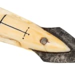 CAPTAIN ANDREW BROWN (1879-1962), HAIDA,MASSET, HAIDA GWAII, Model Totem Pole, c. 1950s / 1960s