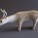 UNIDENTIFIED INUIT ARTIST, POSSIBLY NAUJAAT (REPULSE BAY), Walking Caribou, late 1960s / early 1970s