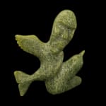 JOSEPHIE ACULIAK (1910-1968) INUKJUAK (PORT HARRISON), Curled Hare, Scenting Danger, 1960