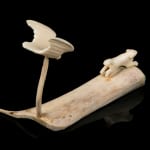KENOJUAK ASHEVAK, C.C., R.C.A. (1927-2013) KINNGAIT (CAPE DORSET), Tuulliq Taanisiqtuq (Dancing Loon), 2006 #11