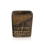 UNIDENTIFIED NUU-CHAH-NULTH ARTISTS, Two Miniature Baskets and a Miniature Rain Hat, 1990s