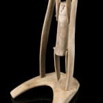 LUKE ANOWTALIK (1932-2006) ARVIAT (ESKIMO POINT), Swinging Acrobat, c. 1985