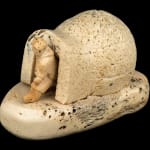 CAPTAIN ANDREW BROWN (1879-1962), HAIDA,MASSET, HAIDA GWAII, Model Totem Pole, c. 1950s / 1960s