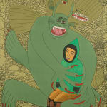 JACOB LOUIE (1903-1969) NUU-CHAH-NULTH (MOWACHAHT/MUCHALAHT), Model Totem Pole, c. 1920s or 1930s