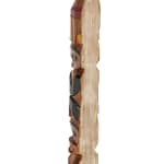 VICTOR MICHAEL WEST, TLINGIT, CREE, AND CELTIC, VANCOUVER / UCLUELET, BC, "Raven-Human" Paddle, Jan 2012