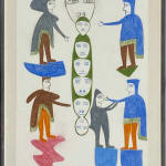 IYOLA KINGWATSIAK (1933-2000) KINNGAIT (CAPE DORSET), Untitled (2-62), 1962 #2