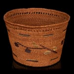 UNIDENTIFIED ALASKAN TSIMSHIAN ARTIST, Open Basket with Cherry Design, 1920s - 1930s