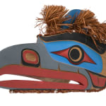 VICTOR MICHAEL WEST, TLINGIT, CREE, AND CELTIC, VANCOUVER / UCLUELET, BC, "Raven-Human" Paddle, Jan 2012