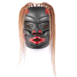 RANDY STIGLITZ (1956-) COAST SALISH / CREE, VANCOUVER, B.C., Dzunuḵ̓wa (Wild Woman)