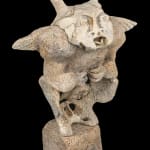 GOOTA ASHOONA (1967-) KINNGAIT (CAPE DORSET), Spirit with Hanging Janus-Face, 2000s