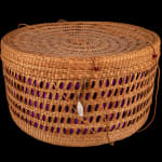 ISABEL RORICK (1955-) & MERLE ANDERSEN, HAIDA, OLD MASSET, HAIDA GWAII, Rain Hat with Hat Box, 1998 / 1999