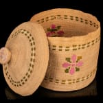 UNIDENTIFIED ALASKAN TSIMSHIAN ARTIST, Open Basket with Cherry Design, 1920s - 1930s