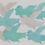 UNIDENTIFIED ARTIST, QAMANI'TUAQ (BAKER LAKE), Untitled Wallhanging (Inuit and Arctic Birds)