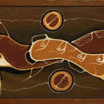 SUSAN POINT, C.C., R.C.A., O.B.C (1952-) MUSQUEAM, COAST SALISH, From the Sea (Four Orcas), 1997