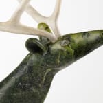 OSUITOK IPEELEE, R.C.A. (1923-2005) KINNGAIT (CAPE DORSET), Standing Caribou, mid-late 1980s