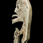 VICTOR MICHAEL WEST, TLINGIT, CREE, AND CELTIC, VANCOUVER / UCLUELET, BC, "Raven-Human" Paddle, Jan 2012