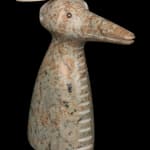 ELLEN SAVAGE (ELLEN SAVAGE XIDHOY) (1919-2004) DEG XINAG ATHABASCAN, Athabaskan Doll with Beaded Coat and Willow Root Basket, 12 Sept...