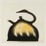 KAKULU SAGGIAKTOK (1940-2020) KINNGAIT (CAPE DORSET), Hot Pot, 2001 #2