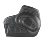VICTOR MICHAEL WEST, TLINGIT, CREE, AND CELTIC, VANCOUVER / UCLUELET, BC, "Raven-Human" Paddle, Jan 2012