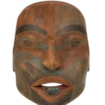 VICTOR MICHAEL WEST, TLINGIT, CREE, AND CELTIC, VANCOUVER / UCLUELET, BC, "Raven-Human" Paddle, Jan 2012