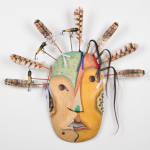 ELLEN SAVAGE (ELLEN SAVAGE XIDHOY) (1919-2004) DEG XINAG ATHABASCAN, Athabaskan Doll with Beaded Coat and Willow Root Basket, 12 Sept...