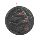 VICTOR MICHAEL WEST, TLINGIT, CREE, AND CELTIC, VANCOUVER / UCLUELET, BC, "Raven-Human" Paddle, Jan 2012