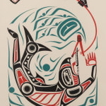 UNIDENTIFIED NUU-CHAH-NULTH ARTIST, Two Model Totem Poles, c. 1930s / 1940s