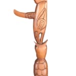 UNIDENTIFIED NUU-CHAH-NULTH ARTISTS, Two Miniature Baskets and a Miniature Rain Hat, 1990s
